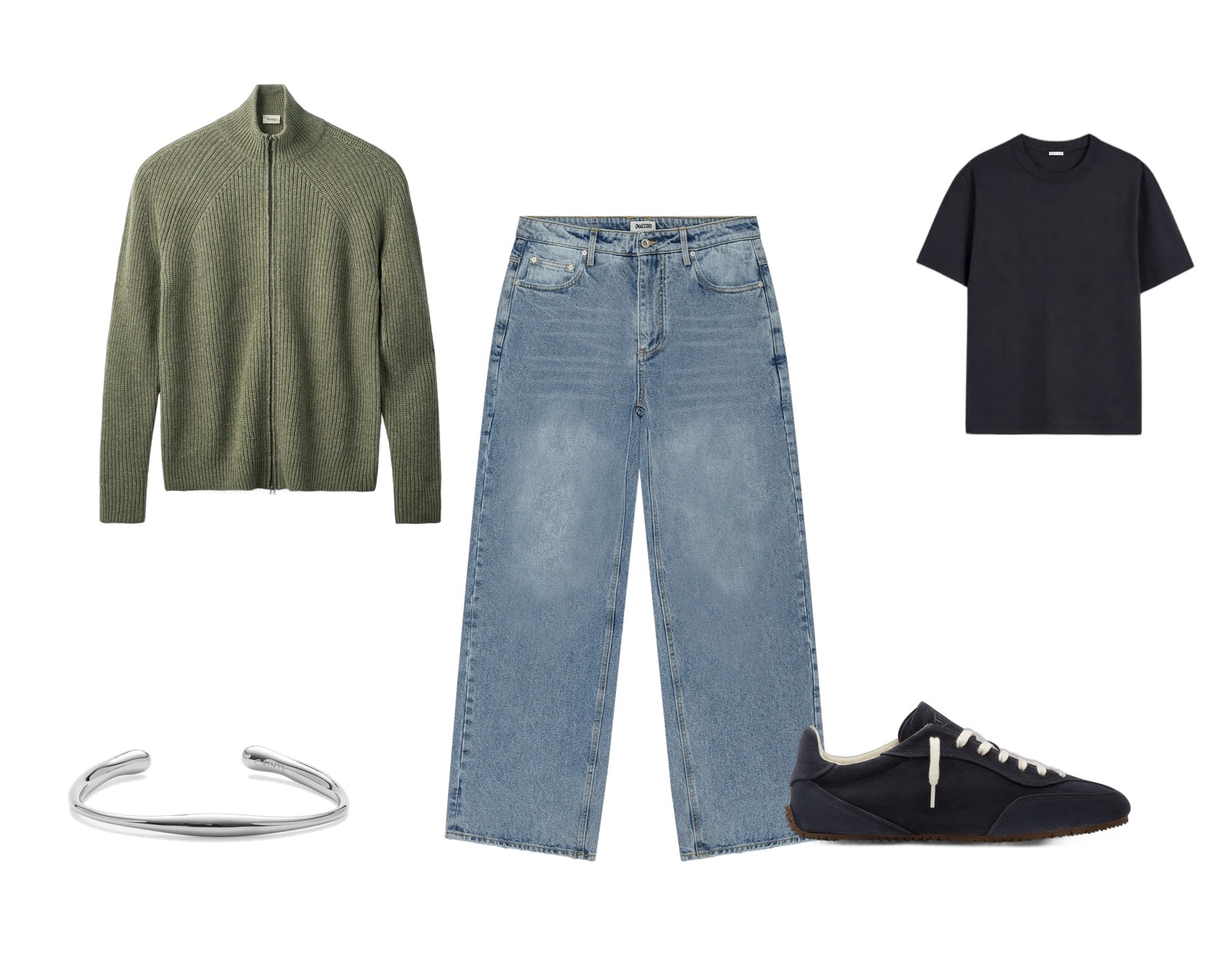 Thyme zip / Lys denim / Navy gum