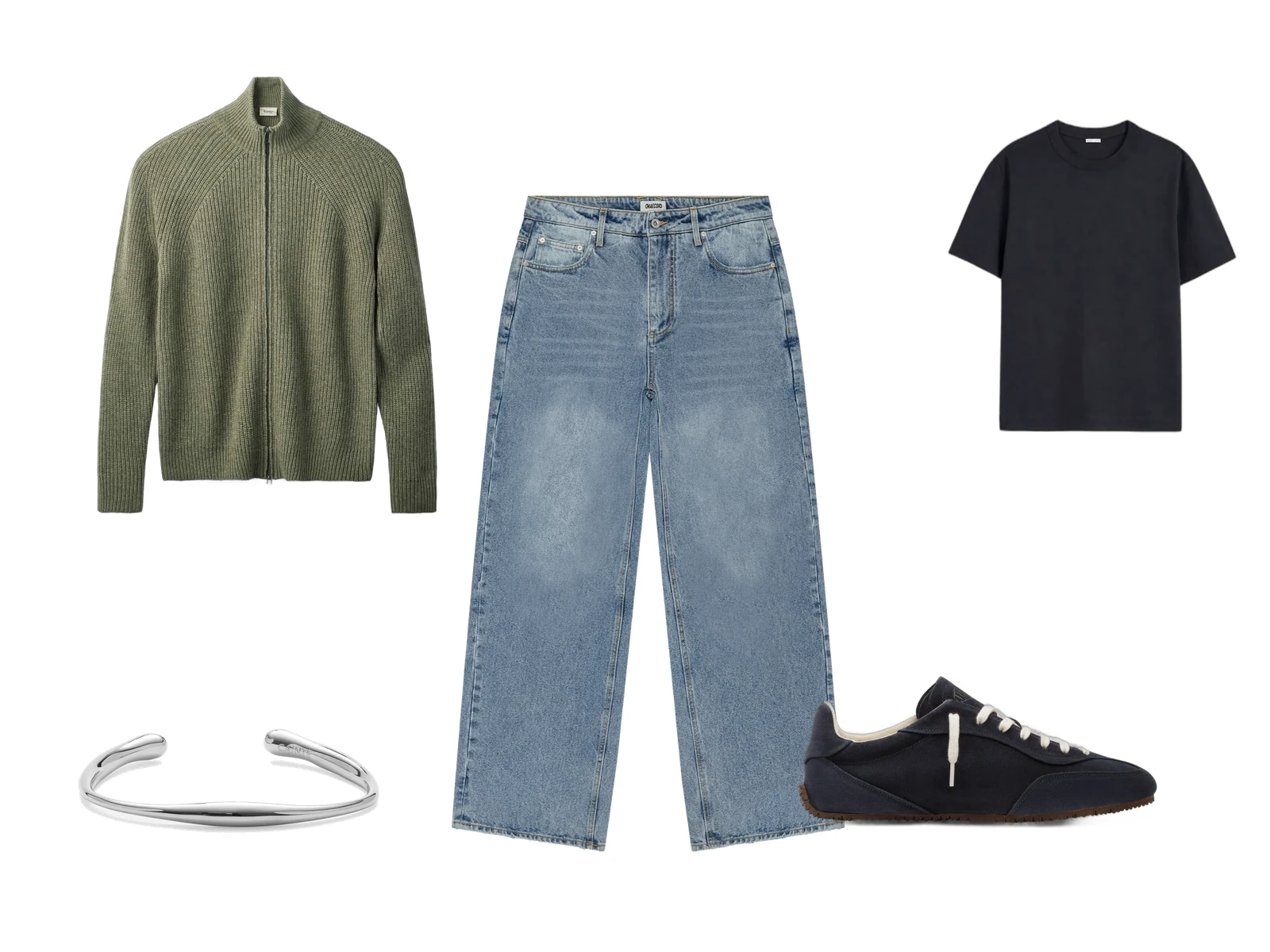 Thyme zip / Lys denim / Navy gum